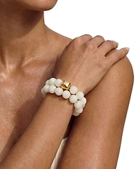 Ettika 18k Gold-Plated Power Bead Stack Bracelet