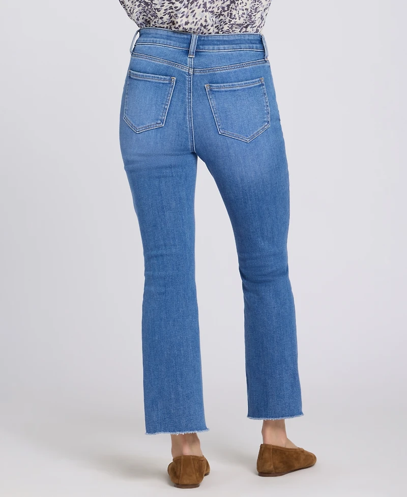Nydj Petite High-Rise Billie Mini Boot Jeans with Lift Tuck Technology