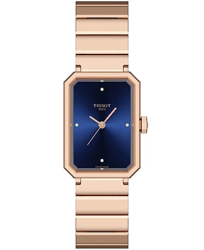 Tissot Women's Rose Gold Stainless Steel Bracelet Watch, 21.80mm