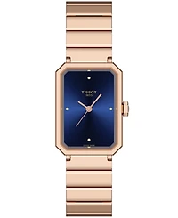 Tissot Women's Rose Gold Stainless Steel Bracelet Watch, 21.80mm