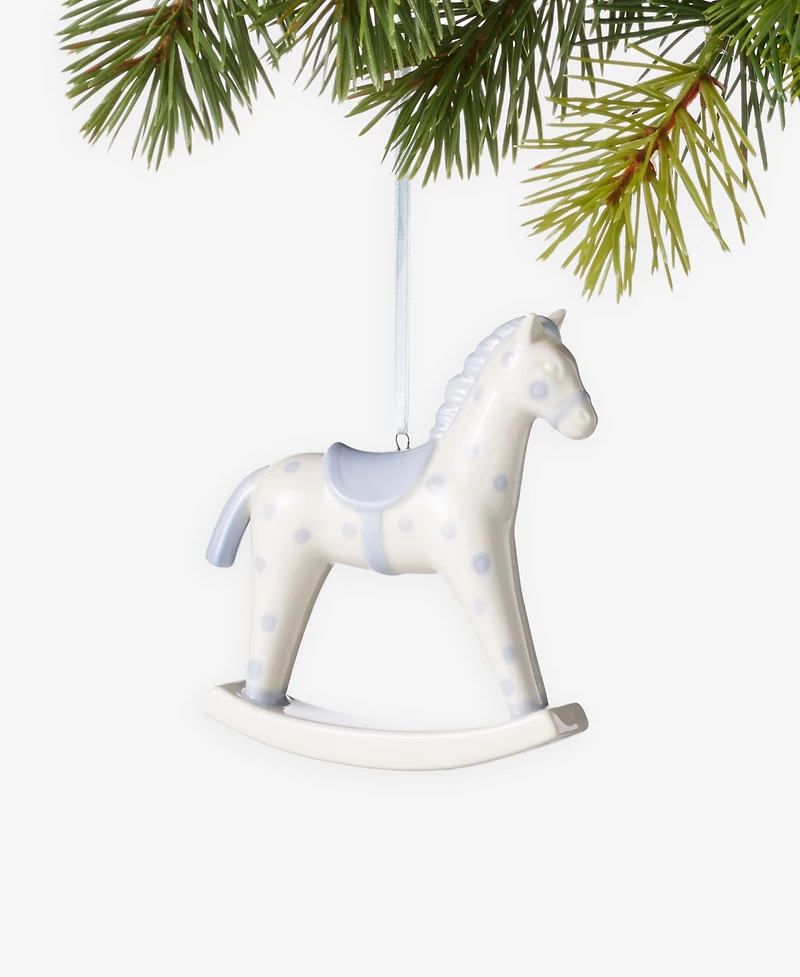 Holiday Lane Baby's First Blue Horse With Baby's 1st Christmas 2026 Ornament, Macy's Exclusive