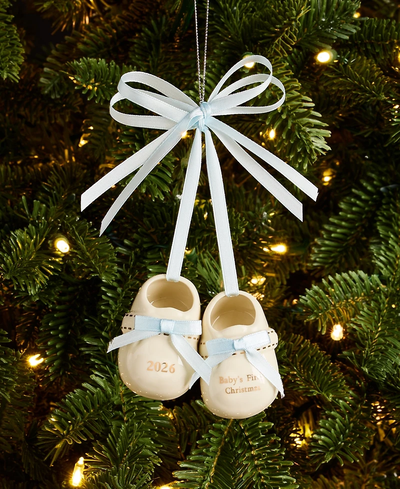 Holiday Lane 2025 Baby's First Christmas Blue Ornament, Exclusively at Macy's