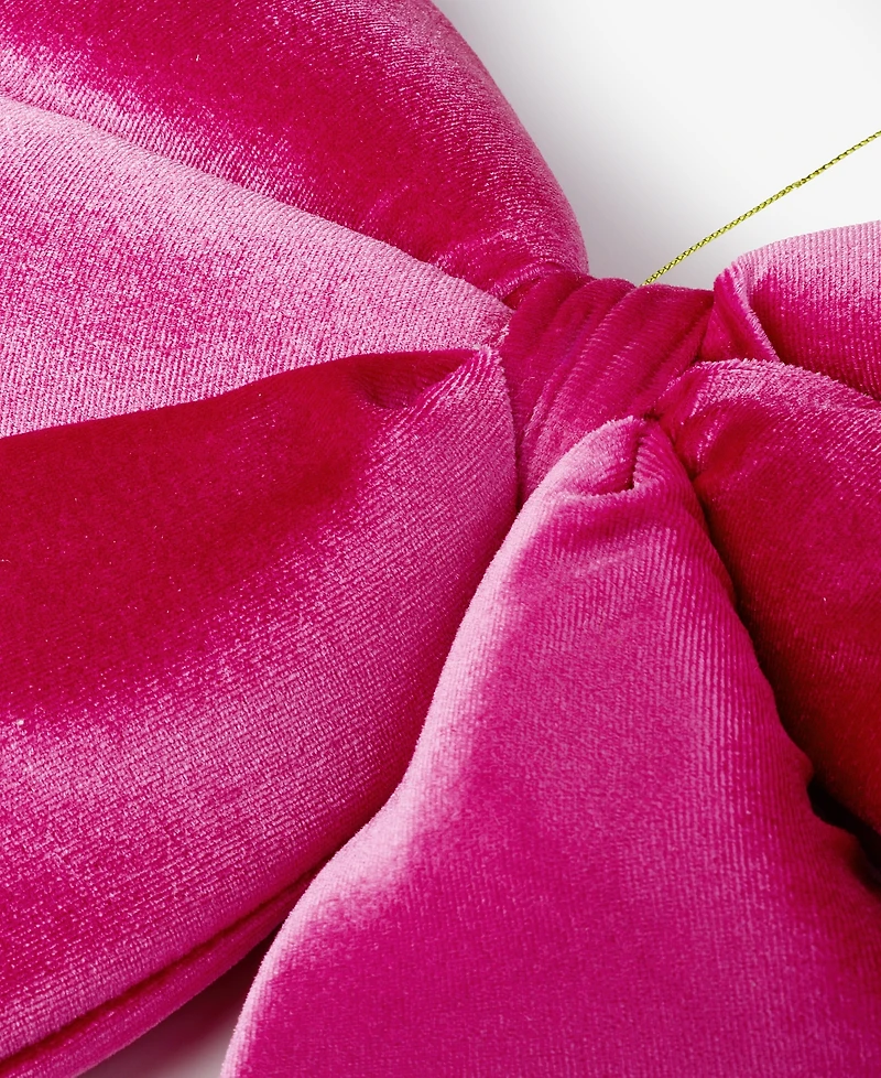 Holiday Lane Beauty Boom Pink Bow Ornament with Clip, Macy's Exclusive