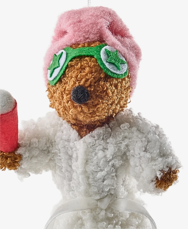 Holiday Lane Beauty Boom Felt Spa Dog Ornament, Macy's Exclusive