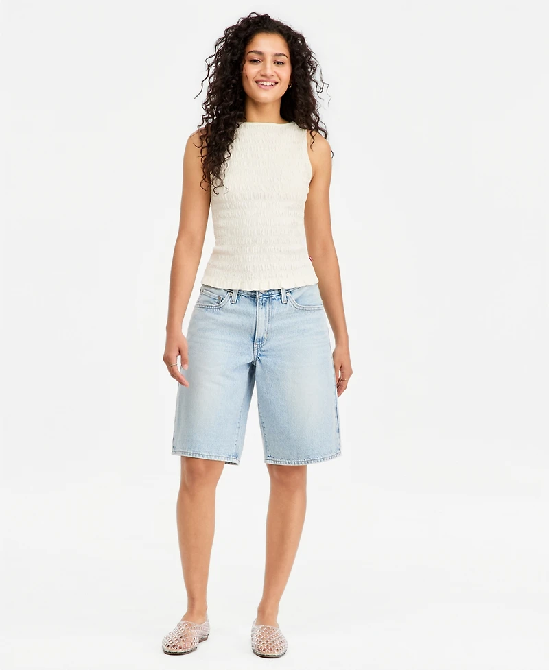 Levi's Women's Mid Rise Baggy Shorts