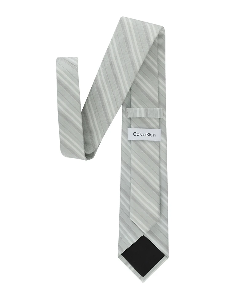 Calvin Klein Men's Jeanne Striped Tie