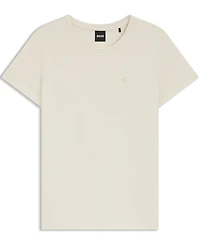 Boss by Hugo Women's Cotton-Jersey Monogram Slim-Fit T-Shirt