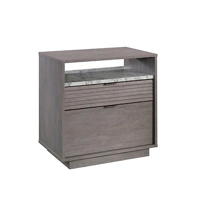 Sauder East Rock File Cabinet, Ashen Oak finish