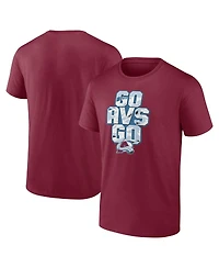 Fanatics Men's Burgundy Colorado Avalanche Local T-Shirt