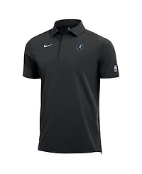 Nike Men's Black Minnesota Timberwolves 2025/26 Authentic Dri-fit Coaches Polo Shirt