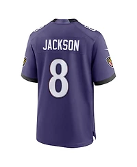 Nike Men's Lamar Jackson Purple Baltimore Ravens Team Game Jersey