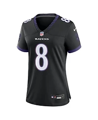 Nike Women's Lamar Jackson Black Baltimore Ravens Alternate Game Jersey