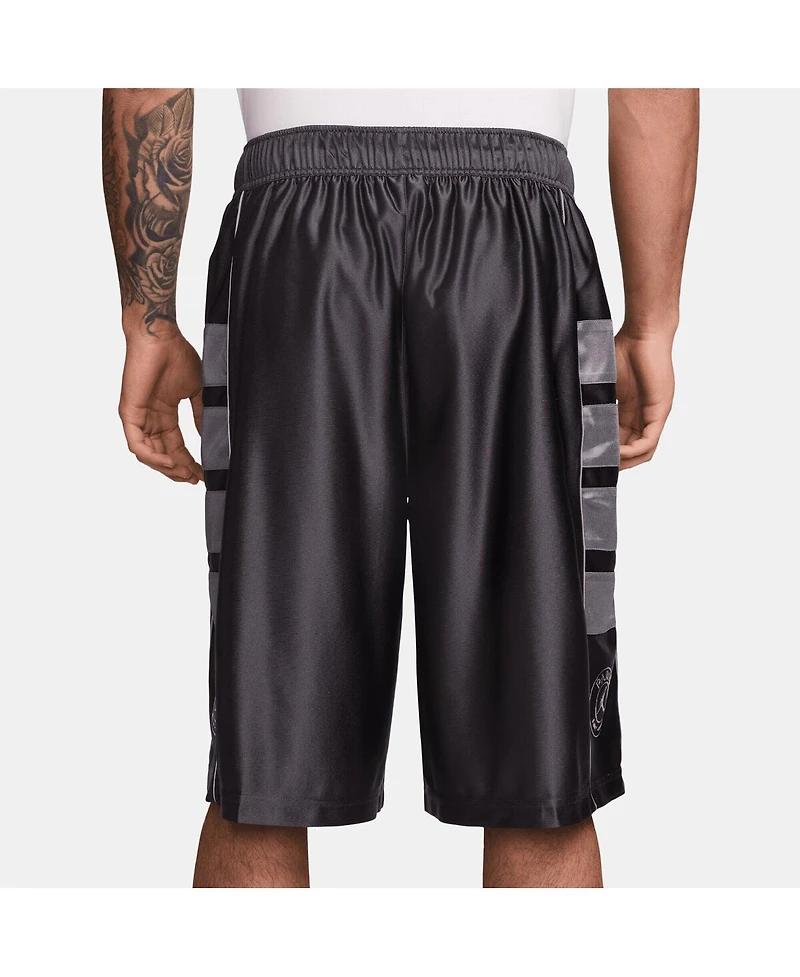Jordan Men's Black Paris Saint-Germain Cat Scratch Shorts