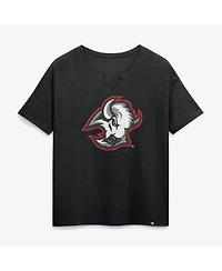 Fanatics Women's Black Buffalo Sabres Competition Stadium Slub Boxy T-Shirt
