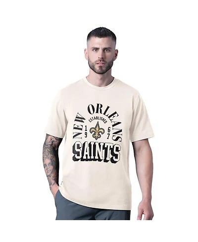 Msx by Michael Men's Strahan White New Orleans Saints Whiteout Vintage T-Shirt