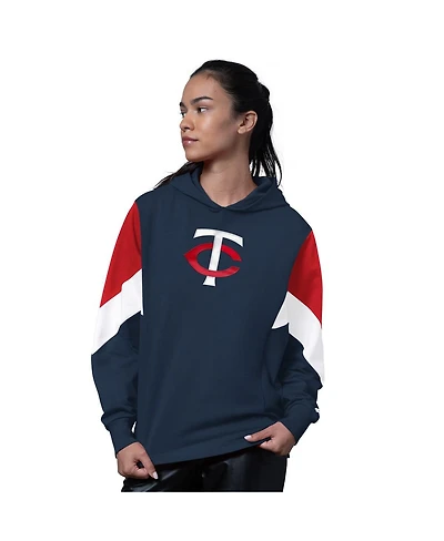 Starter Women's Navy Minnesota Twins Scrimmage Pullover Hoodie