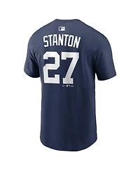 Nike Men's Giancarlo Stanton Navy New York Yankees Home Name Number T-Shirt