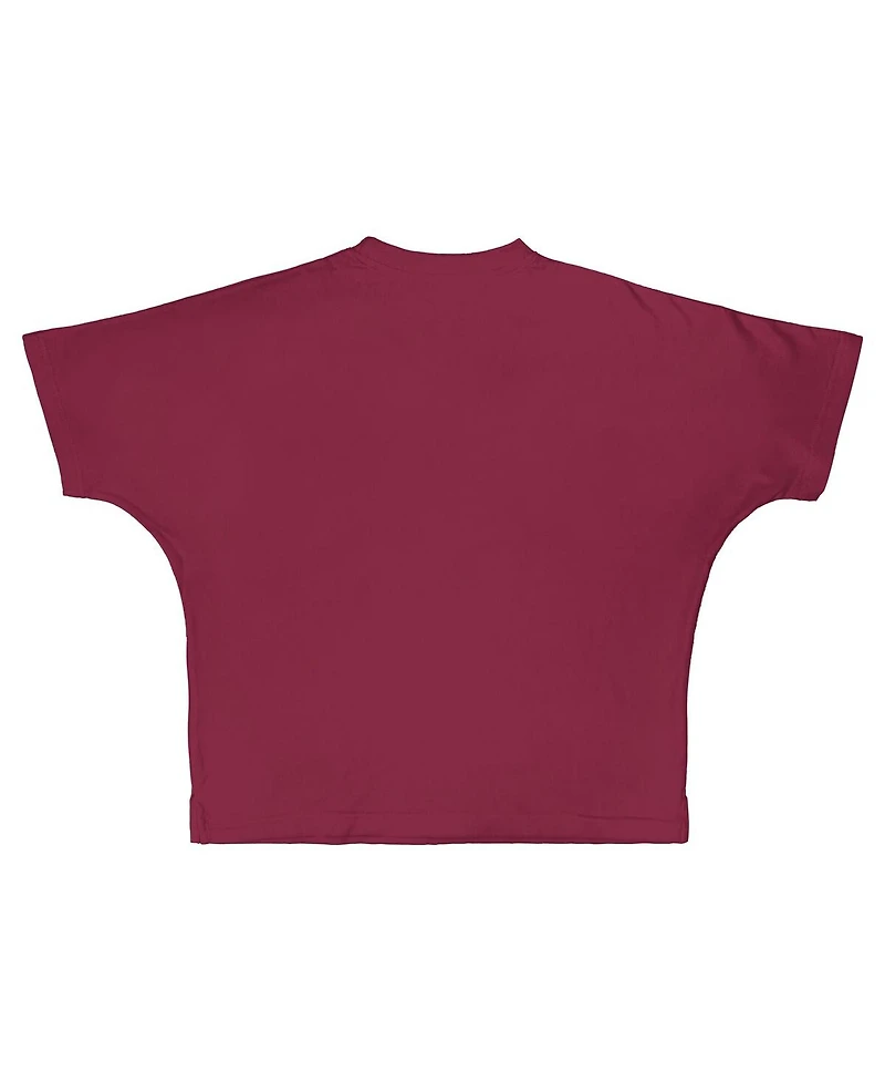 Pressbox Women's Garnet South Carolina Gamecocks Flannigan Oversized T-Shirt