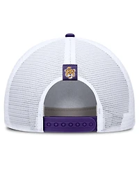 Nike Men's and Women's Gray Lsu Tigers 2026 Basketball Refresh 5-Panel Rise Trucker Hat