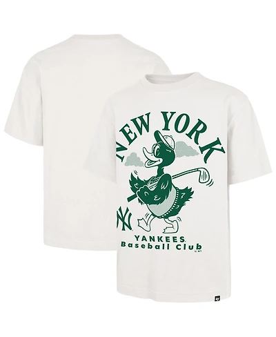 '47 Brand Men's Cream New York Yankees Strollin' Foundation T-Shirt
