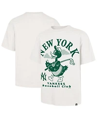 '47 Brand Men's Cream New York Yankees Strollin' Foundation T-Shirt