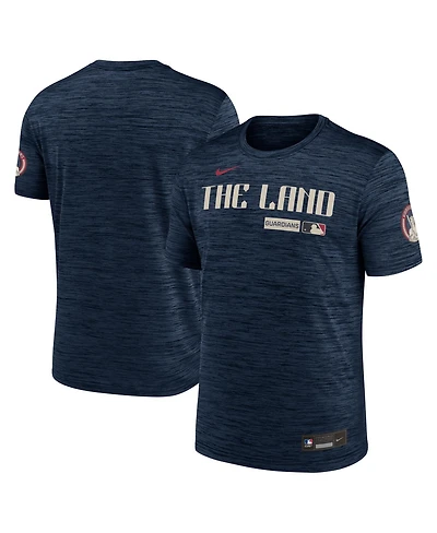 Nike Men's Navy Cleveland Guardians Authentic Collection City Connect Velocity Dri-fit T-Shirt