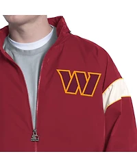Starter Men's Burgundy Washington Commanders The Gust Full-Zip Hooded Jacket