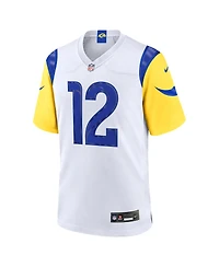 Nike Men's Puka Nacua White Los Angeles Rams Game Player Jersey