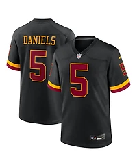 Nike Men's Jayden Daniels Black Washington Commanders Hail Raiser Alternate Game Jersey