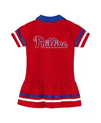 Outerstuff Preschool Red Philadelphia Phillies Big League Hit Dress