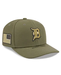 New Era Men's Olive Detroit Tigers 2026 Armed Forces Day 9SEVENTY Adjustable Hat