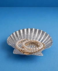 Mariposa Scallop Trinket 4" Aluminum Dish