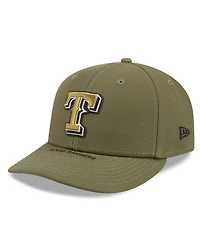 New Era Men's Olive Texas Rangers 2026 Armed Forces Day Low Profile 59FIFTY Fitted Hat