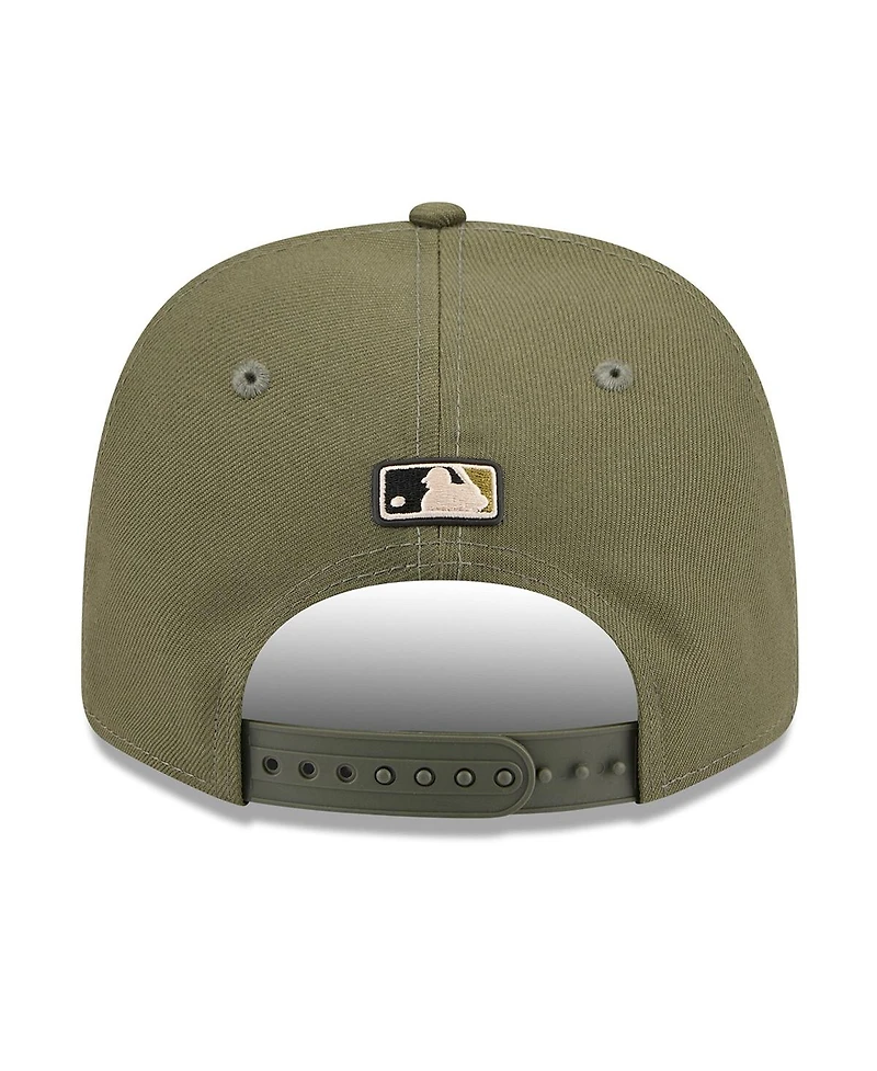 New Era Men's Olive Milwaukee Brewers 2026 Armed Forces Day 9SEVENTY Adjustable Hat