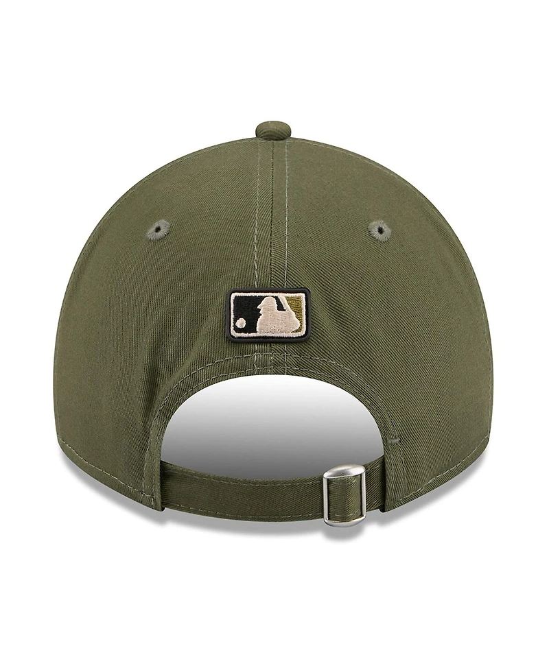 New Era Men's Olive Philadelphia Phillies 2026 Armed Forces Day 9TWENTY Adjustable Hat