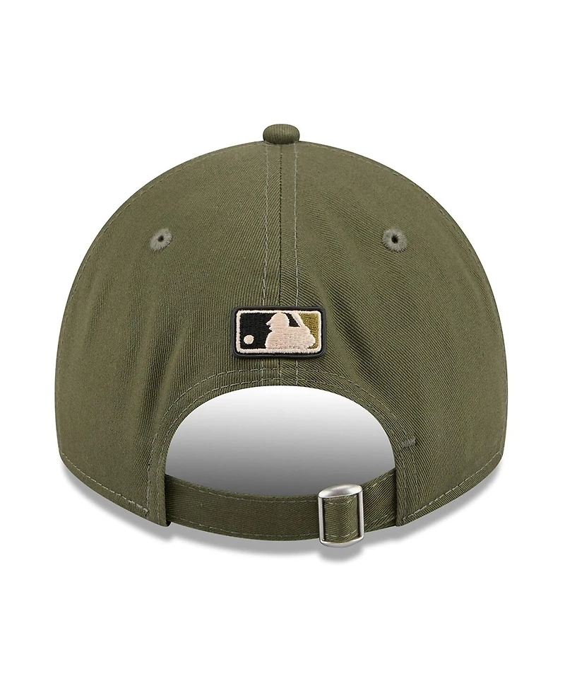 New Era Men's Olive New York Mets 2026 Armed Forces Day 9TWENTY Adjustable Hat