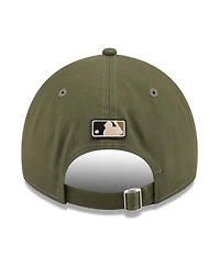 New Era Men's Olive New York Mets 2026 Armed Forces Day 9TWENTY Adjustable Hat