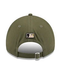 New Era Men's Olive Los Angeles Dodgers 2026 Armed Forces Day 9TWENTY Adjustable Hat