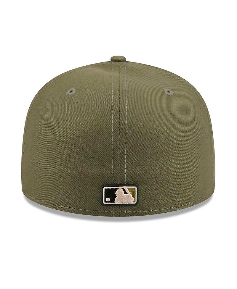 New Era Men's Olive Texas Rangers 2026 Armed Forces Day 59FIFTY Fitted Hat