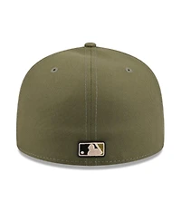 New Era Men's Olive Texas Rangers 2026 Armed Forces Day 59FIFTY Fitted Hat