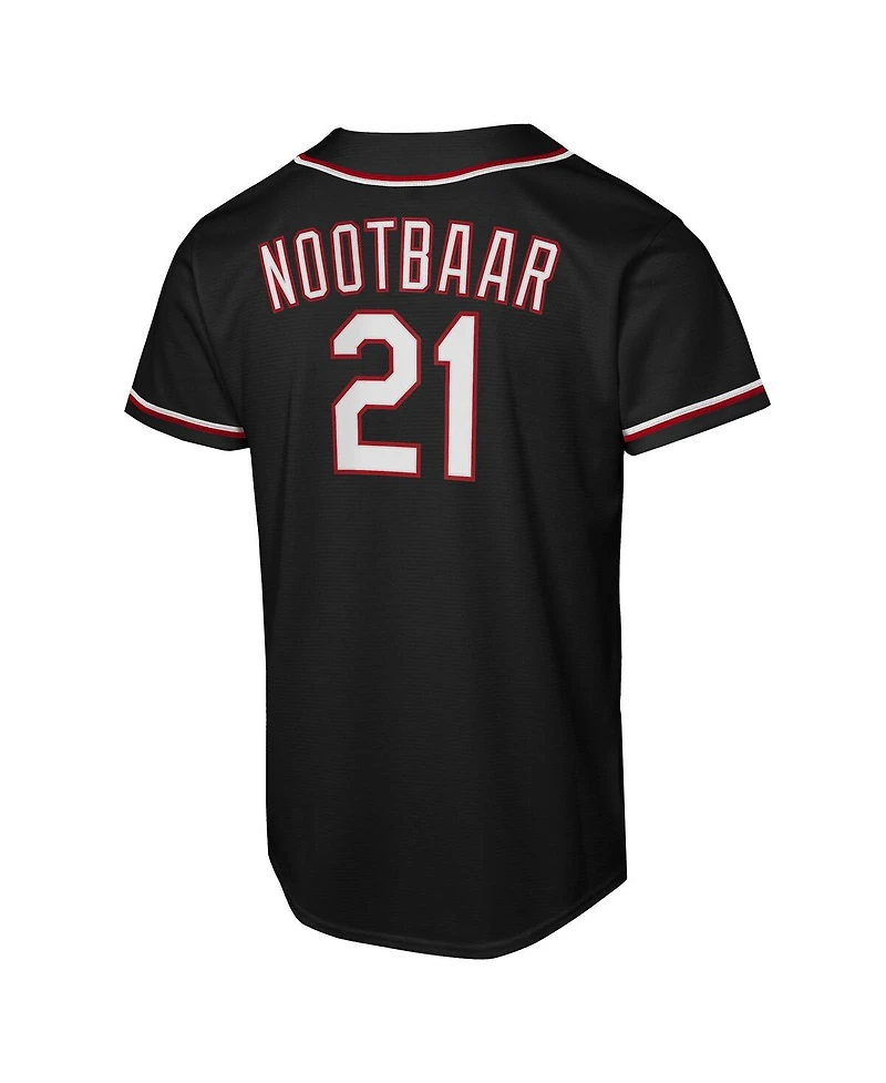 Nike Big Boys and Girls Lars Nootbaar Black St. Louis Cardinals Fashion Replica Player Jersey