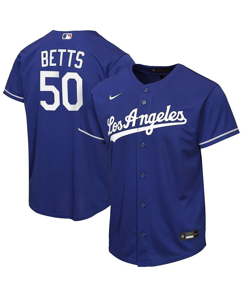 Nike Big Boys and Girls Mookie Betts Royal Los Angeles Dodgers Alternate Replica Jersey