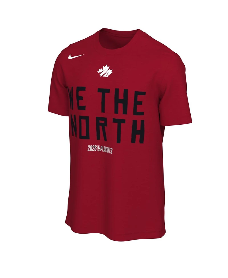 Nike Men's and Women's Red Toronto Raptors 2026 Nba Playoffs Mantra T-Shirt