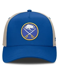 Fanatics Men's Royal/Tan Buffalo Sabres 2026 Stanley Cup Playoffs Locker Room Adjustable Hat