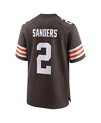 Nike Men's Shedeur Sanders Brown Cleveland Browns Game Jersey
