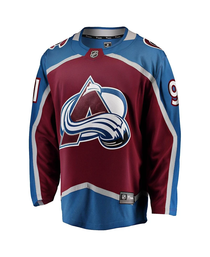 Fanatics Men's Nazem Kadri Burgundy Colorado Avalanche Home Breakaway Jersey