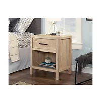 Sauder Pacific View Night Stand, Prime Oak finish