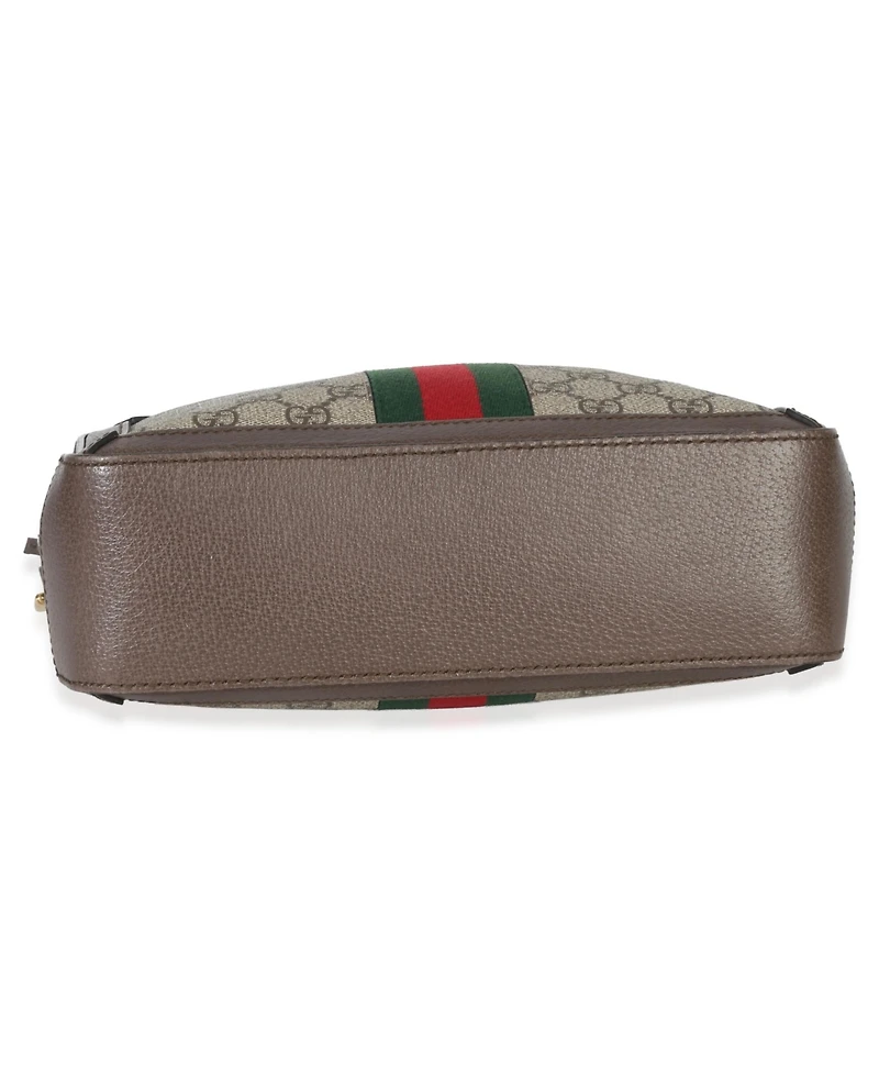 Pre-Owned Gucci Gg Supreme Small Ophidia Web Top Handle