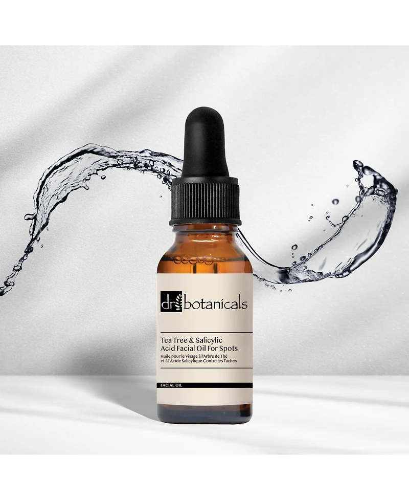 Dr. Botanicals Eucalyptus, Tea Tree and Salicylic Acid Facial Oil For Spots 15milliliter