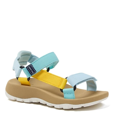 Lands' End Little Girls Colorful Traveler Sport Strap Sandals
